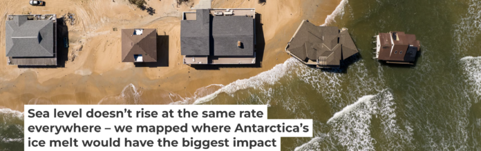 Sea-level rise changes coastlines, putting homes at risk, as Summer Haven, Fla., has seen. Aerial Views/E+/Getty Images